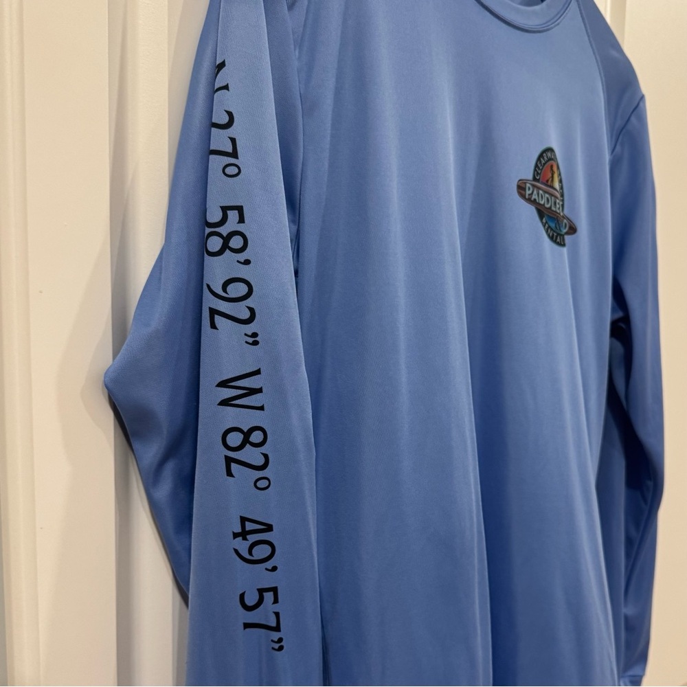 Blue Long Sleeve Paddleboard Shirt - Picture 2 of 5